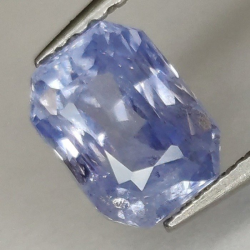 1,59 ct Saphir bleu taille émeraude 6,94 x 5,22 x 4,21 mm