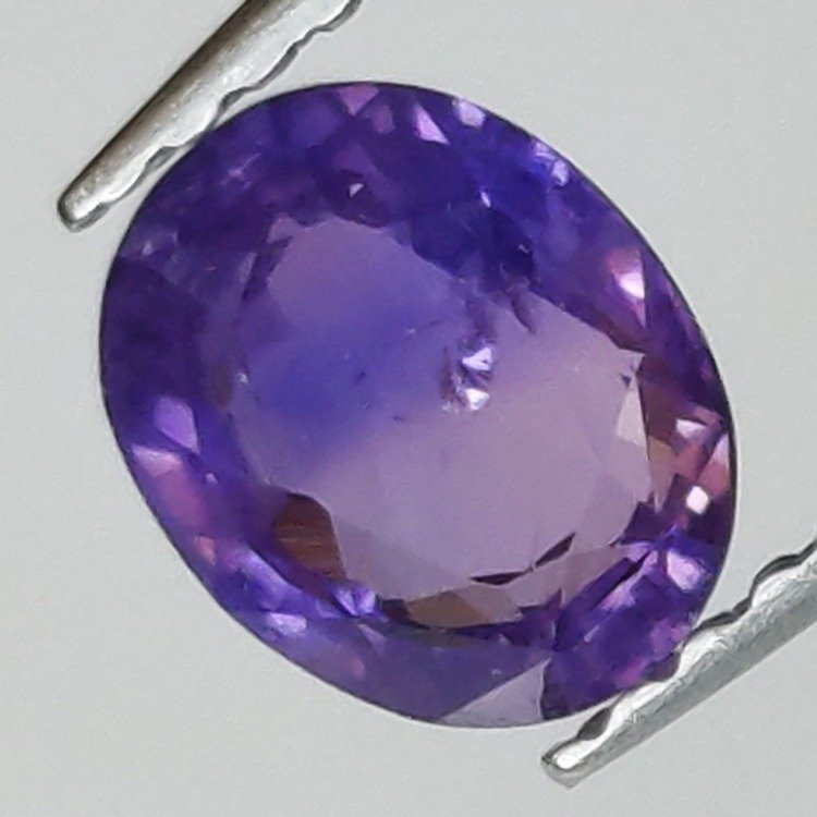 1,12 ct Saphir violet ovale 6,78 x 5,64 x 3,10 mm