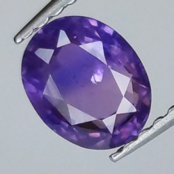 1,12 ct Ovaler Lila Saphir 6,78 x 5,64 x 3,10 mm
