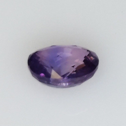 1,12 ct Saphir violet ovale 6,78 x 5,64 x 3,10 mm