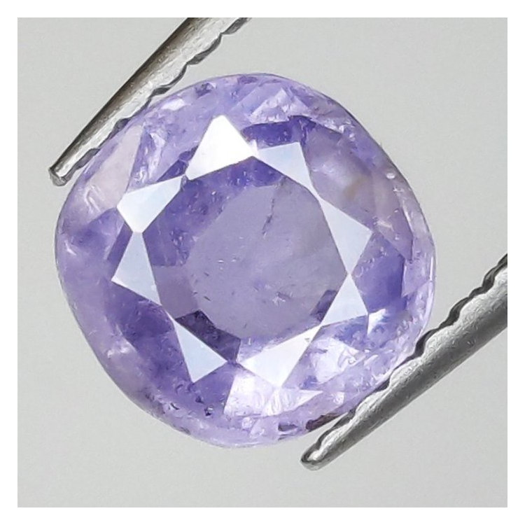 1,55 ct Zaffiro viola ovale 6,52 x 6,49 x 3,72 mm