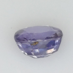 1,55 ct Zaffiro viola ovale 6,52 x 6,49 x 3,72 mm