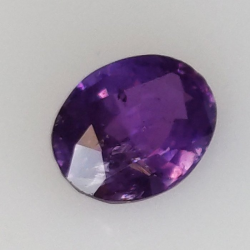 1,05 ct Ovaler Lila Saphir 7,00 x 5,47 x 3,24 mm