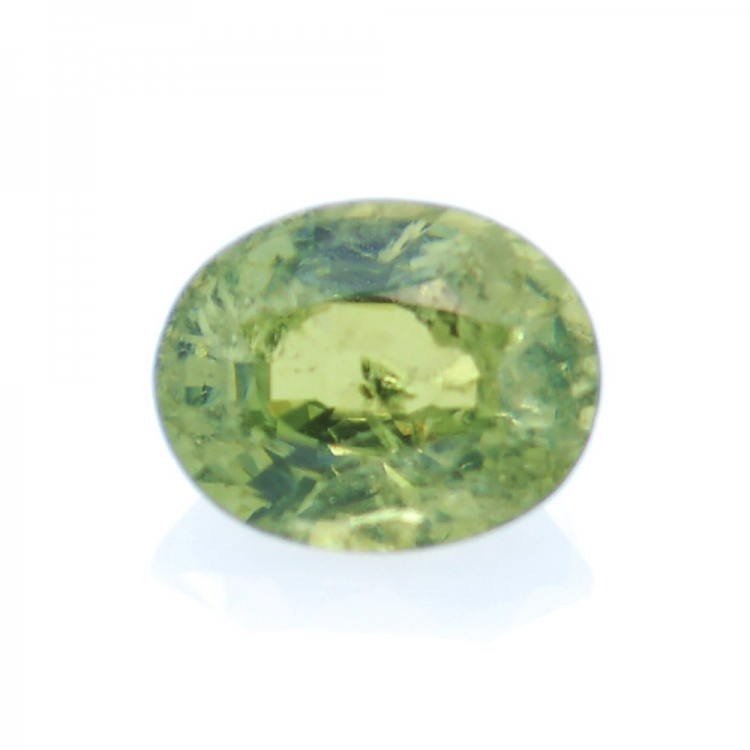 0,66ct Demantoide Talla Ovalada