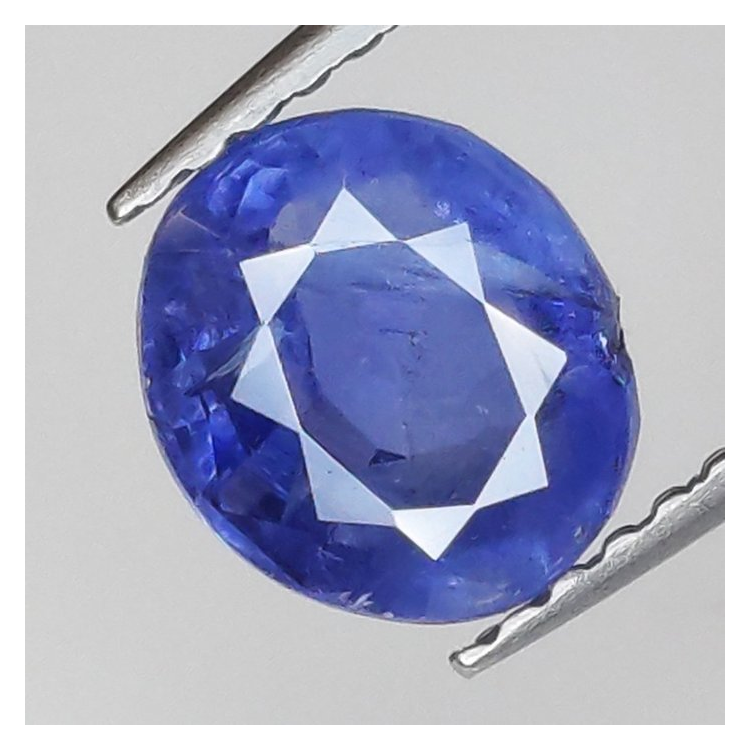 1,84 ct Ovaler Blau Saphir 7,26 x 6,48 x 3,98 mm