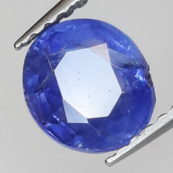 1,84 ct Blue Sapphire oval 7,26 x 6,48 x 3,98 mm
