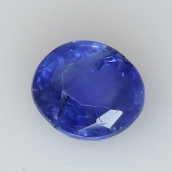 1,84 ct Ovaler Blau Saphir 7,26 x 6,48 x 3,98 mm