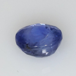 1,84 ct Saphir bleu ovale 7,26 x 6,48 x 3,98 mm
