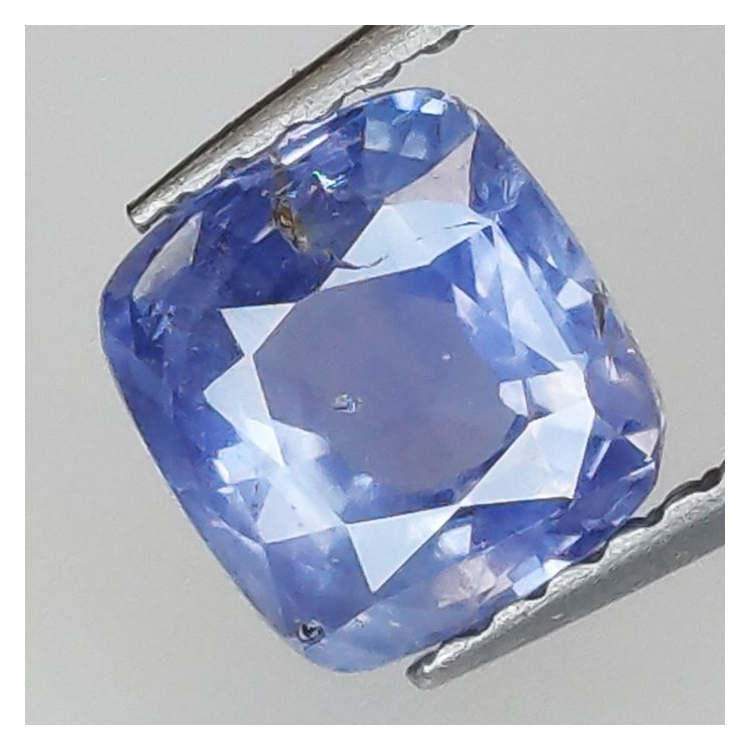 1,41 ct Zafiro blu talla esmeralda 6,47 x 6,02 x 3,76 mm