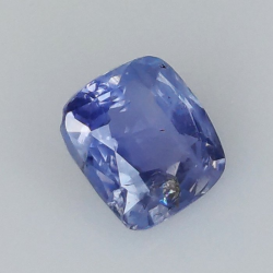 1,41 ct Saphir bleu taille émeraude 6,47 x 6,02 x 3,76 mm