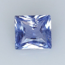 1,10 ct Zafiro Azul talla princesa 6,03 x 5,54 x 3,30 mm