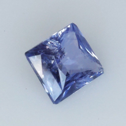 1,10 ct Zaffiro Blu Taglio Principessa 6,03 x 5,54 x 3,30 mm