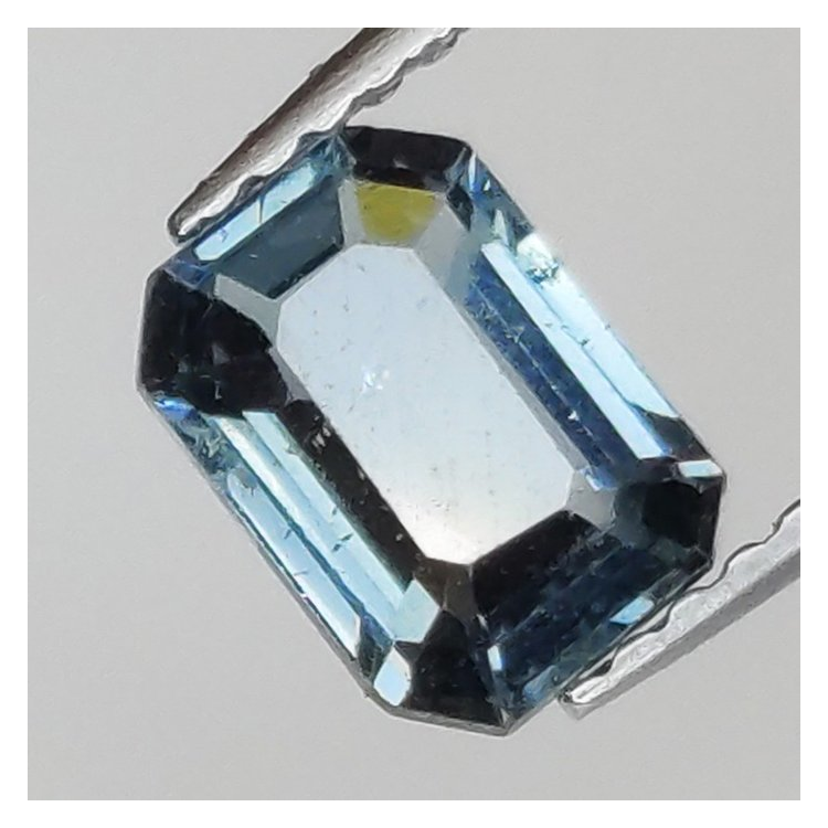 1,00 ct Zafiro sirena talla esmeralda 7,15 x 5,08 x 2,88 mm