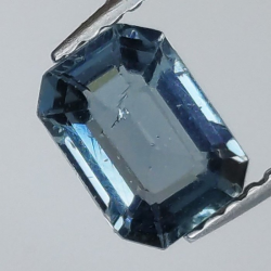 1.00 ct emerald-cut mermaid sapphire 7.15 x 5.08 x 2.88 mm