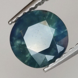 0,97 ct Zaffiro taglio rotondo sirena 6,14 x 6,05 x 3,39 mm