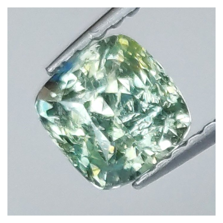 1,24 ct zafiro fiesta talla cojín 5,56 x 5,68 x 4,46 mm