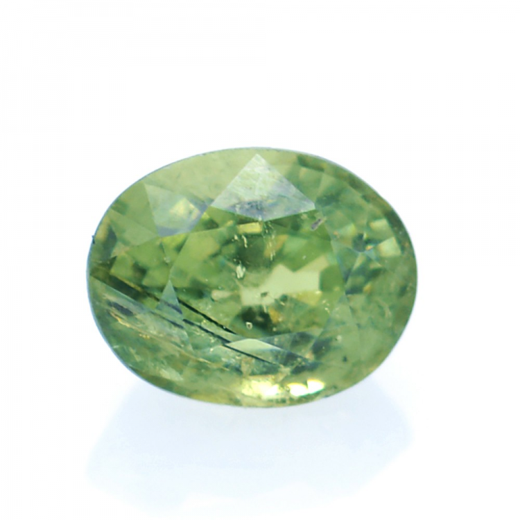 0,83ct  Demantoide in Facettato Ovale