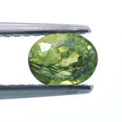 0,83ct  Demantoid Oval Schnitt