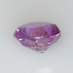 2,96 ct rosafarbener Saphir im Ovalschliff 8,49 x 7,74 x 5,14 mm