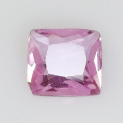 0,89 ct Zafiro Rosa talla princesa 5,86 x 5,40 x 2,53 mm