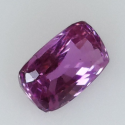 Zaffiro rosa taglio cuscino da 1,09 carati 6,81 x 4,37 x 3,38 mm