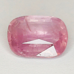 3,15 ct Zafiro rosa talla cojin 9,97 x 7,59 x 4,00 mm