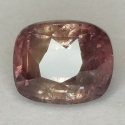 1,57 ct Saphir Padparadscha coussin 6,38 x 5,32 x 4,55 mm
