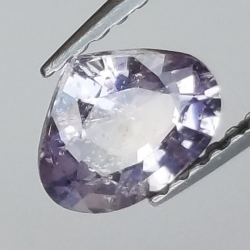 0,86 ct Saphir poire 6,85 x 5,31 x 3,20 mm
