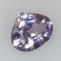0,86 ct Saphir poire 6,85 x 5,31 x 3,20 mm
