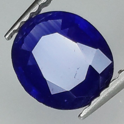 0,93 ct Zafiro Azul oval 7,15 x 6,25 x 2,50 mm