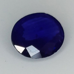 0,93 ct Zafiro Azul oval 7,15 x 6,25 x 2,50 mm