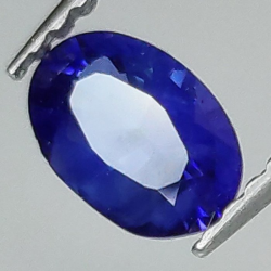 0,66 ct Ovaler Blau Saphir 6,56 x 4,46 x 2,82 mm