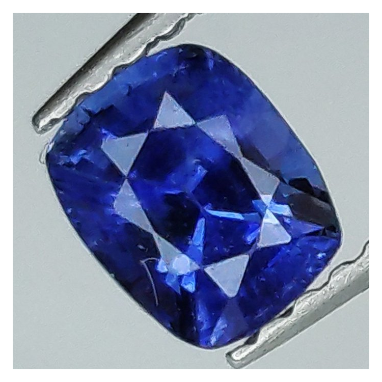 0,80 ct Kissen Saphir blau 5,68 x 4,50 x 3,61 mm