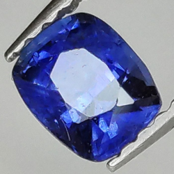 0,80 ct Kissen Saphir blau 5,68 x 4,50 x 3,61 mm