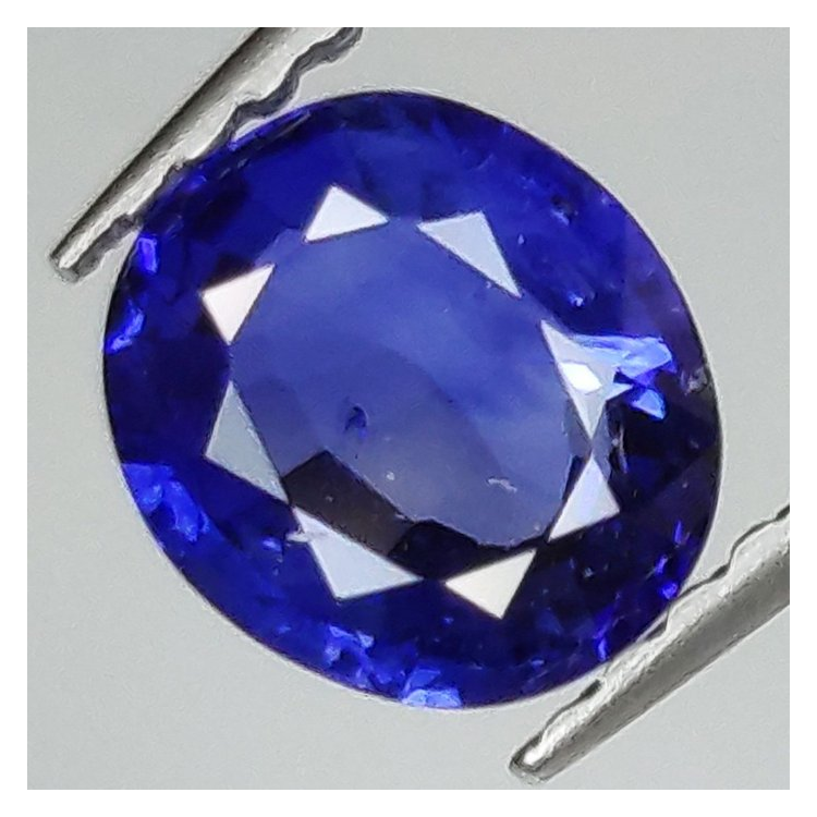 0,83 ct Ovaler Blau Saphir 6,39 x 5,70 x 2,54 mm