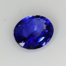 0,83 ct Blue Sapphire oval 6,39 x 5,70 x 2,54 mm