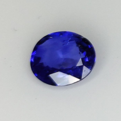 0,83 ct Blue Sapphire oval 6,39 x 5,70 x 2,54 mm