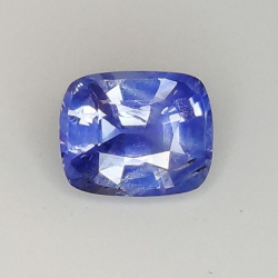 0,81 ct Zafiro cojín azul 5,93 x 4,83 x 3,12 mm