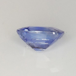 0,81 ct Saphir coussin bleu 5,93 x 4,83 x 3,12 mm