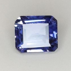 0,63 ct Saphir taille émeraude 5,02 x 4,37 x 2,64 mm