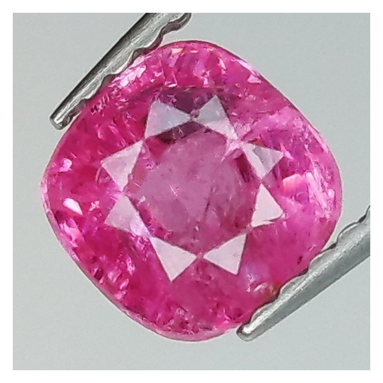 Zaffiro rosa taglio cuscino da 1,26 ct  5,90 x 5,95 x 4,15 mm