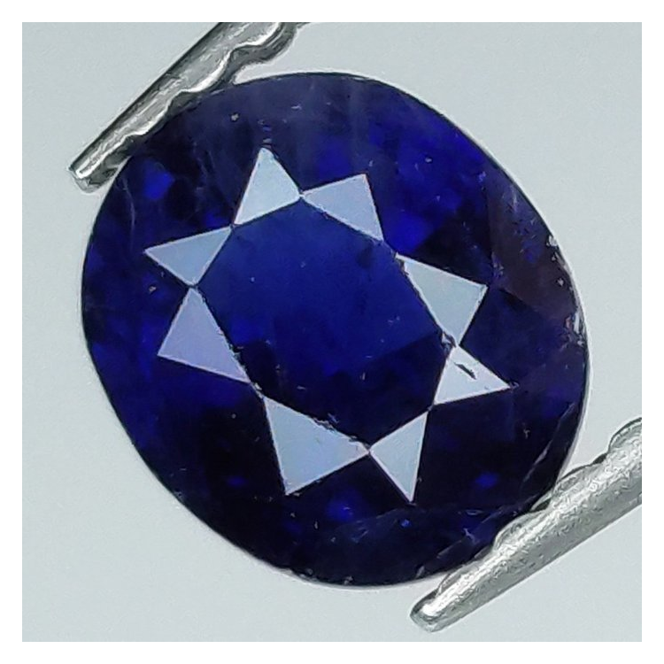 0,92 ct Zafiro Azul oval 6,26 x 5,33 x 3,29 mm