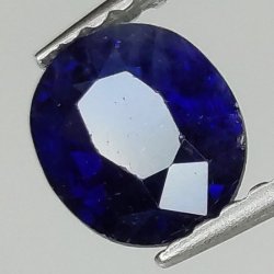 0,92 ct Ovaler Blau Saphir 6,26 x 5,33 x 3,29 mm