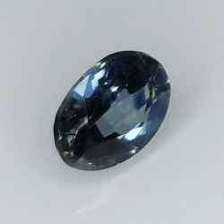 0,87 ct Saphir bleu ovale 6,48 x 4,82 x 3,37 mm