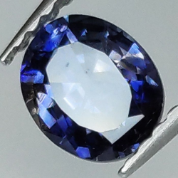 0,86 ct Ovaler Blau Saphir 6,26 x 5,19 x 3,24 mm