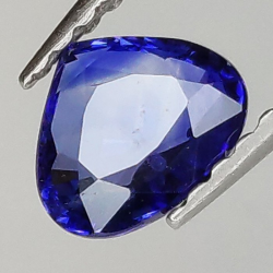 0,65 ct Pear Sapphire 6,05 x 5,06 x 2,39 mm