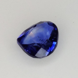 Zaffiro perlato 0,65 carati 6,05 x 5,06 x 2,39 mm