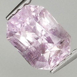 1,63 ct Zaffiro Padparadscha taglio smeraldo 6,59 x 4,99 x 5,12 mm