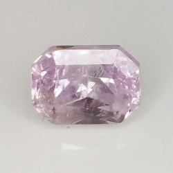 1,63 ct Zaffiro Padparadscha taglio smeraldo 6,59 x 4,99 x 5,12 mm