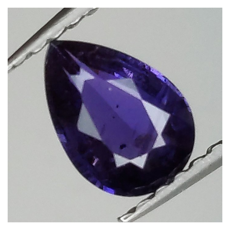 0.68 ct Sapphire Color Changing Pear Cut 6.80 x 4.76 x 2.42 mm